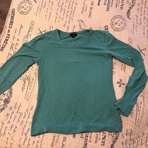 Escada sport long sleeve shirt vintage